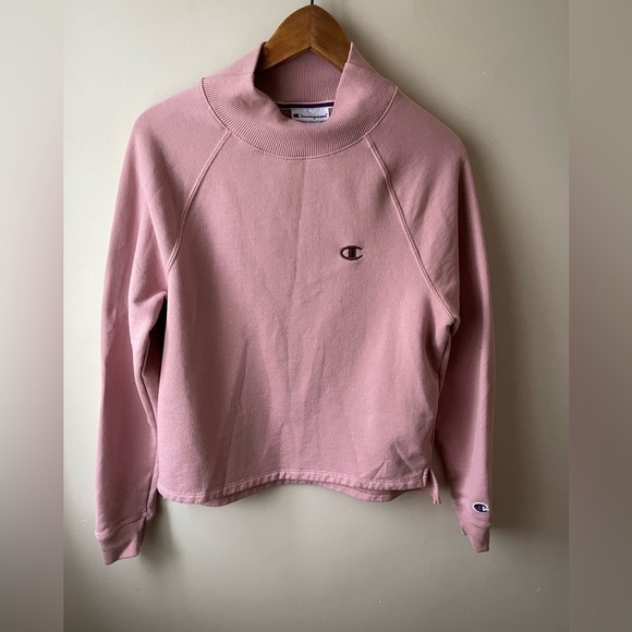 CHAMPION Powerblend Mock Neck Sweatshirts, Women's Pullover sweater small - Picture 3 of 11